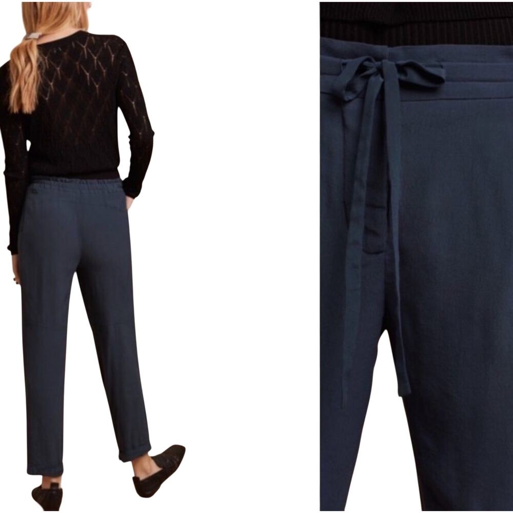 Wilfred Aritzia Marias Paper Bag Dark Gray Pants Women’s Small Quiet Luxury - Picture 3 of 16